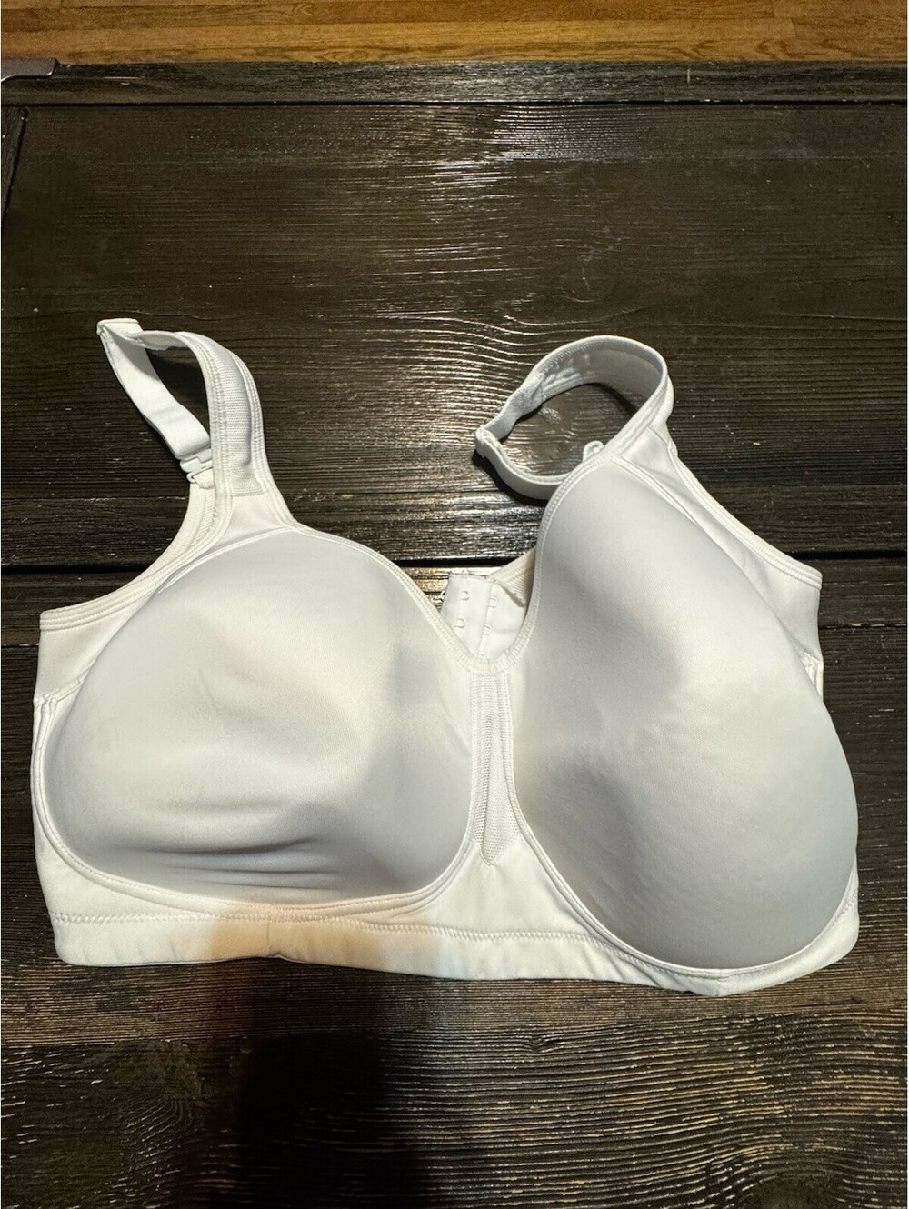 Vanity Fair 71500 Sports Bra 38DDD White Full Figure Wireless Medium Impact